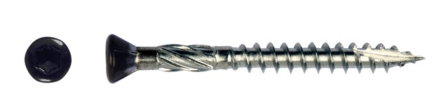 Potdekselschroef Zwart RVS 410 4.0 x 50 mm - inh. 200 st. - Afbeelding 2